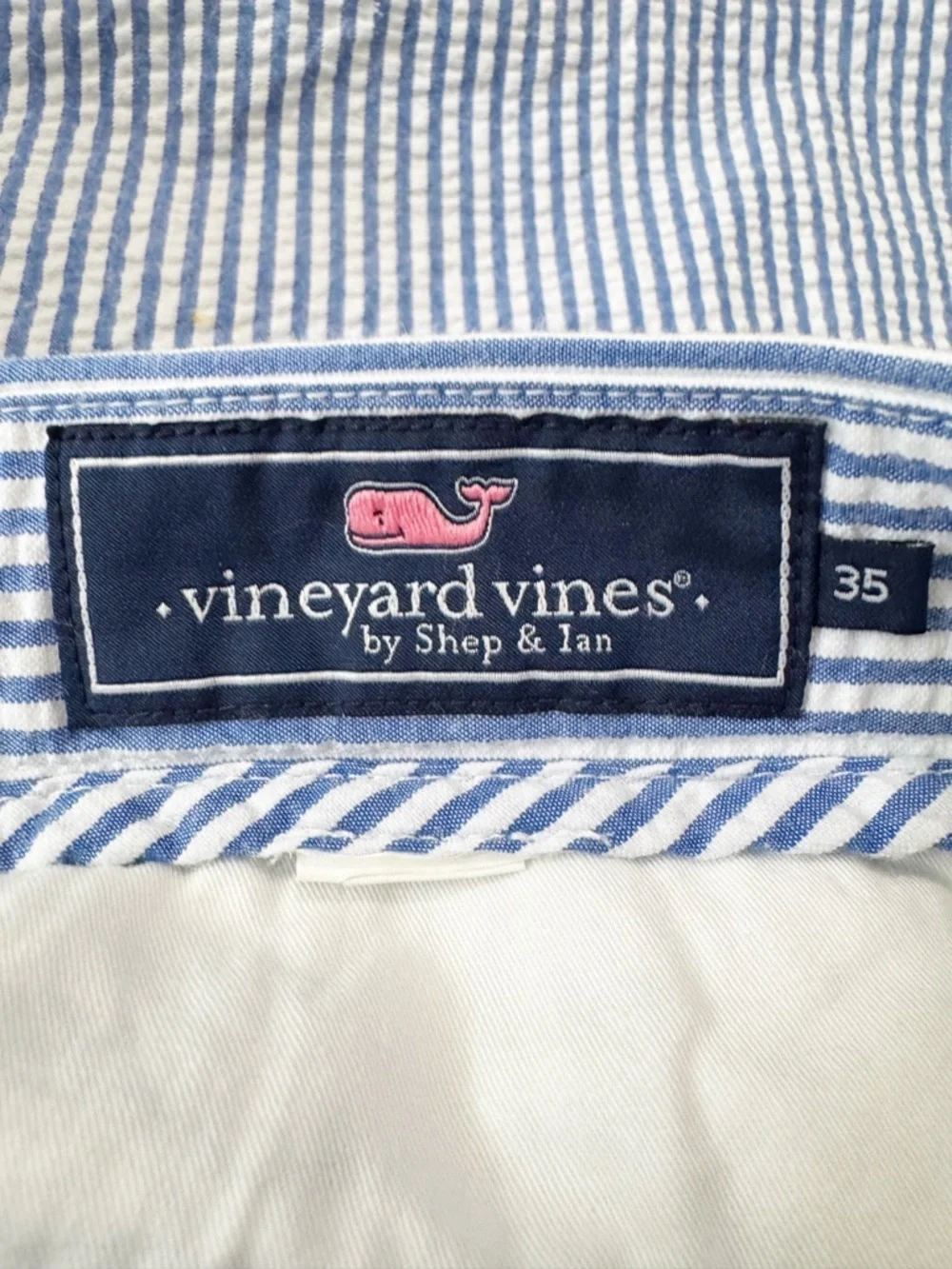 Vineyard Vines Breaker Seersucker Short 35